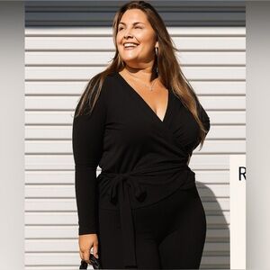 Smash + Tess Elevate Everyday Wrap Top